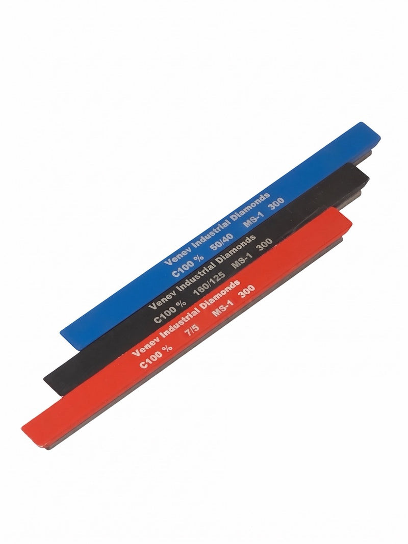 VID Set of 3 Natural Diamond Bars 150x12x6x2 MS1 A300 100% (160/125.50/40.7/5)