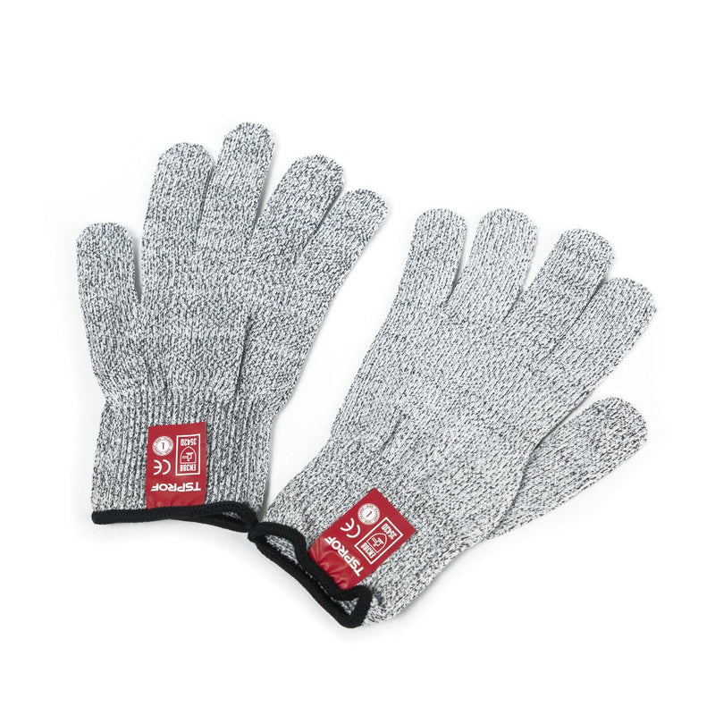 TSPROF cut resistant gloves on the white background