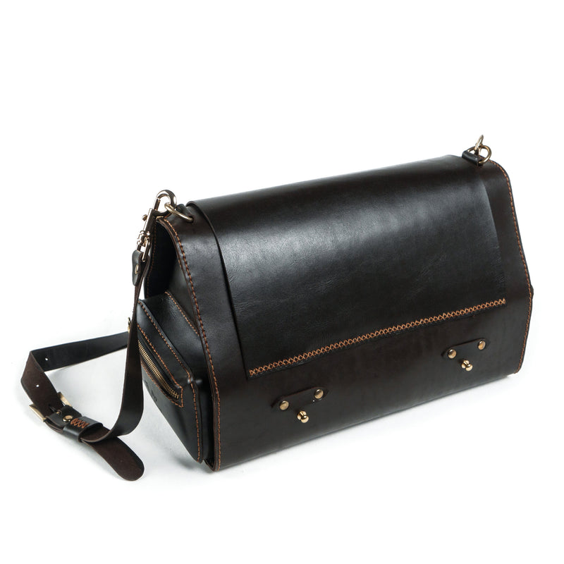 Tas Kulit Kustom TSPROF (Cokelat)