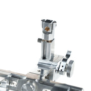 TSPROF Kadet Pro Glide hinge unit mounted on the sharpening system, close up
