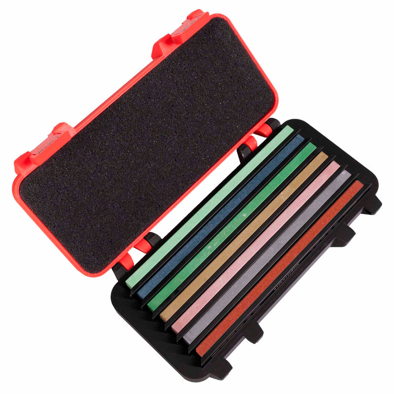 TSPROF用日本製ナニワ長谷良水砥石セット（400・600・800・1000・2000・3000・5000番）（7個入りケース）